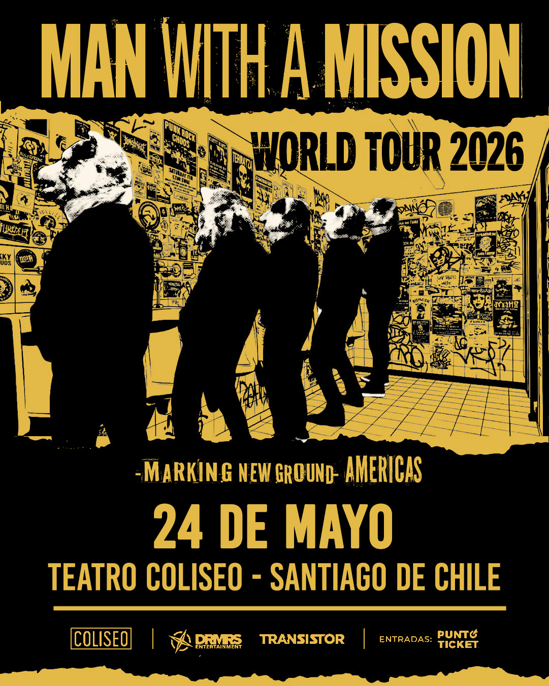 Levanten sus banderas: Man With a Mission debuta en Chile